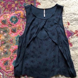 Free People Blue Top size xs